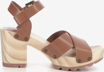 Sandales Kickers en beige