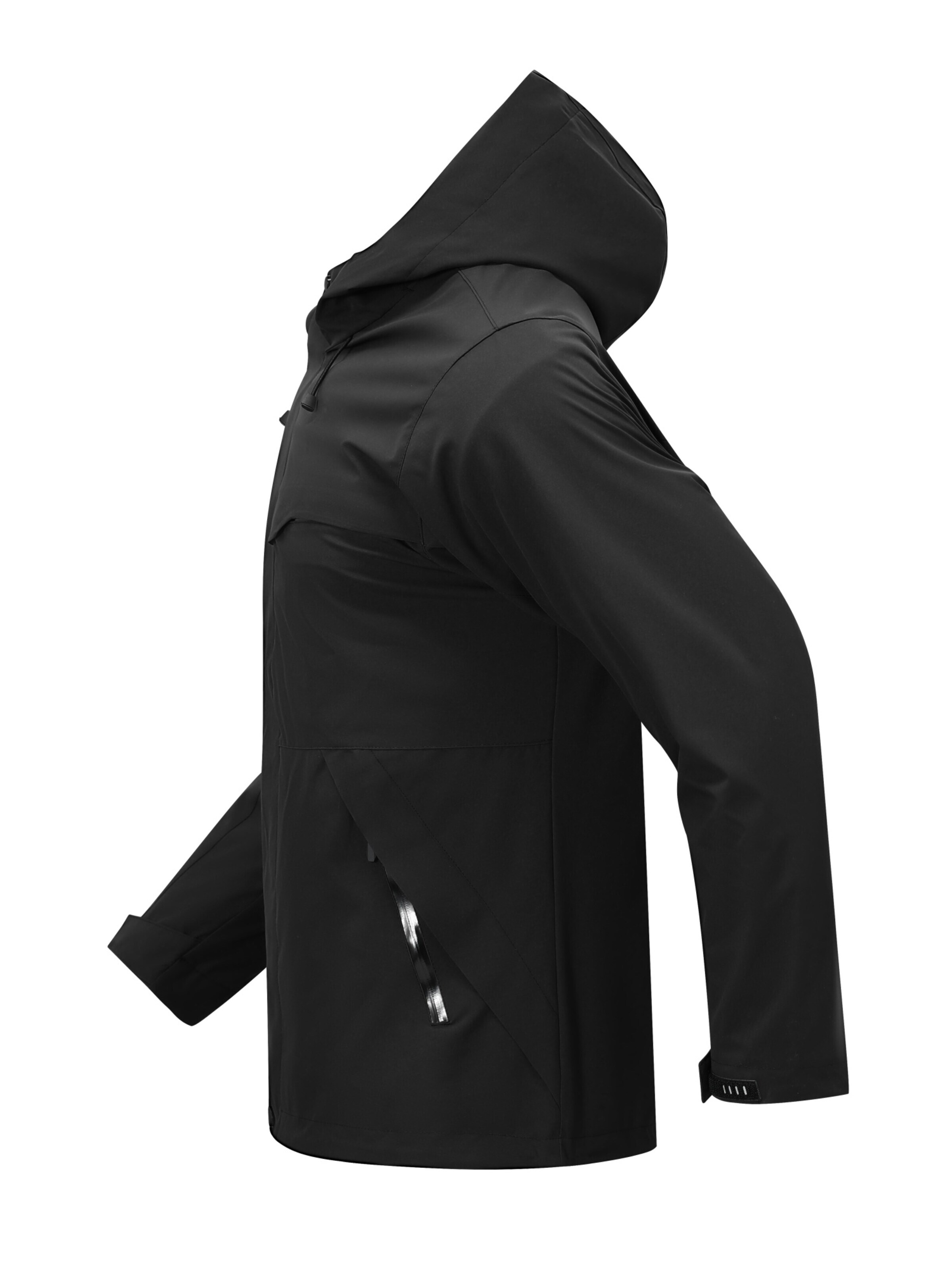 YOUTHUP Outdoor jacket 'Wandrer' in Black
