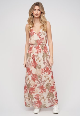 Cloud5ive Zomerjurk in Beige: voorkant