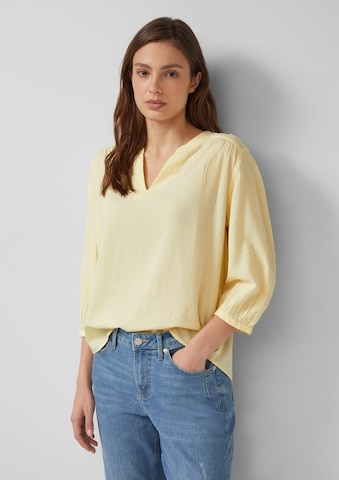 Chemisier s.Oliver en jaune : devant