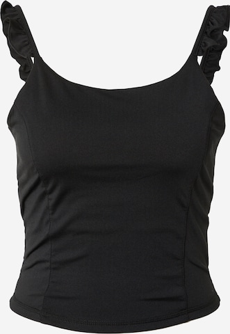 ONLY PLAY Bralette Sports Bra in Black: front