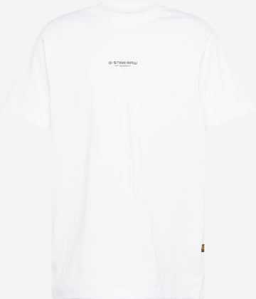 G-Star RAW Μπλουζάκι σε λευκό: μπροστά