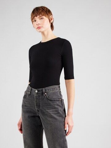 Mavi - Camiseta en negro: frente