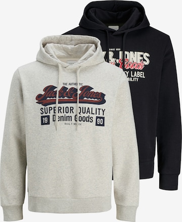 JACK & JONES Sweatshirt 'Logo' in Grau: Vorderseite