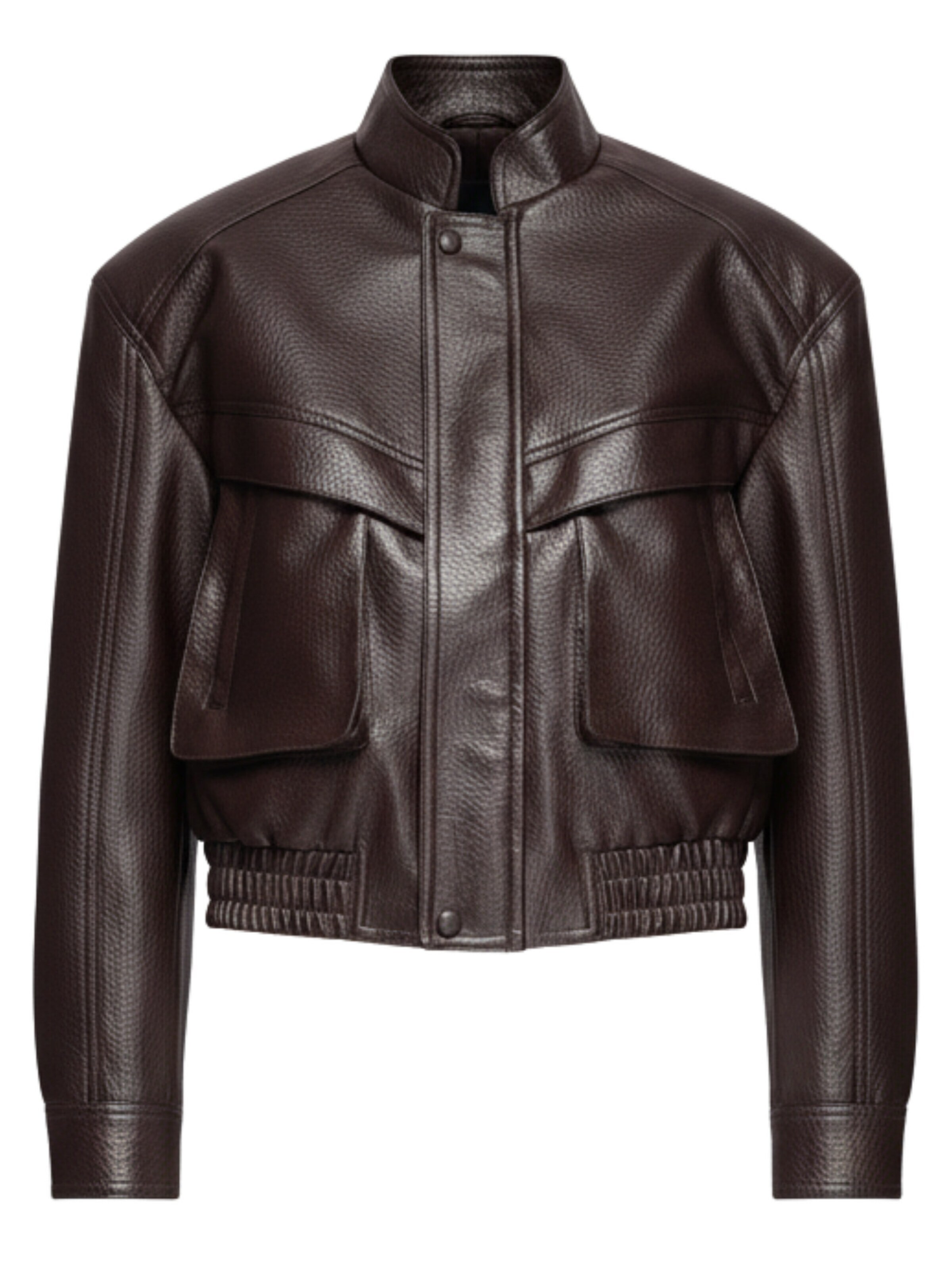 Ombre Between-season jacket in Brown: front