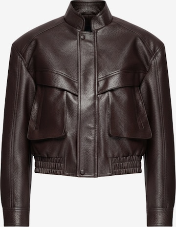 Ombre Between-season jacket in Brown: front