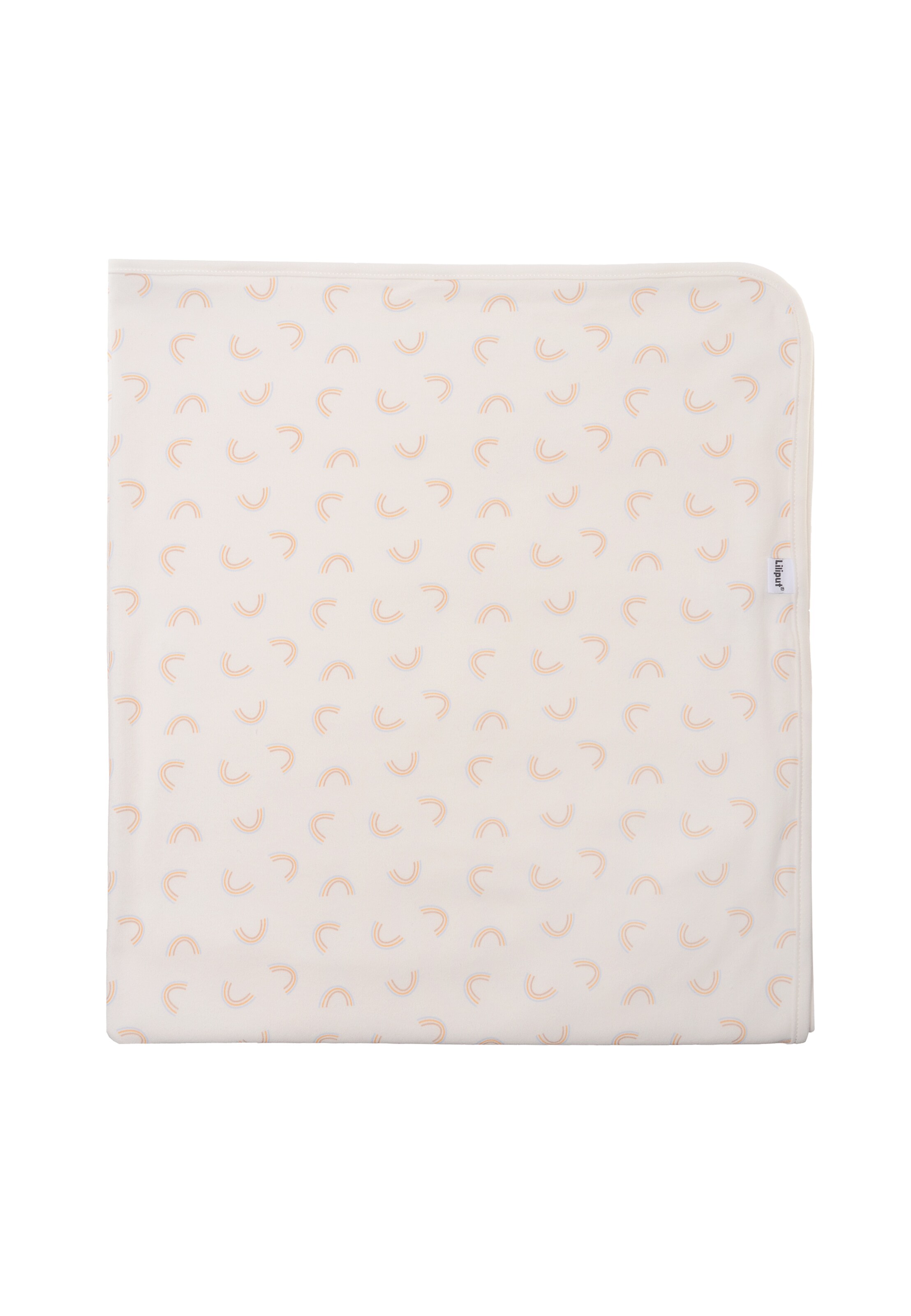 LILIPUT Decke 'Regenbogen' in Weiß: Vorderseite