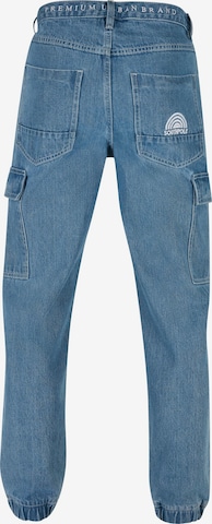 Effilé Jeans cargo SOUTHPOLE en bleu