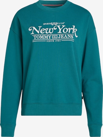 Tommy Jeans Sweatshirt 'Varsity' in Blau: predná strana