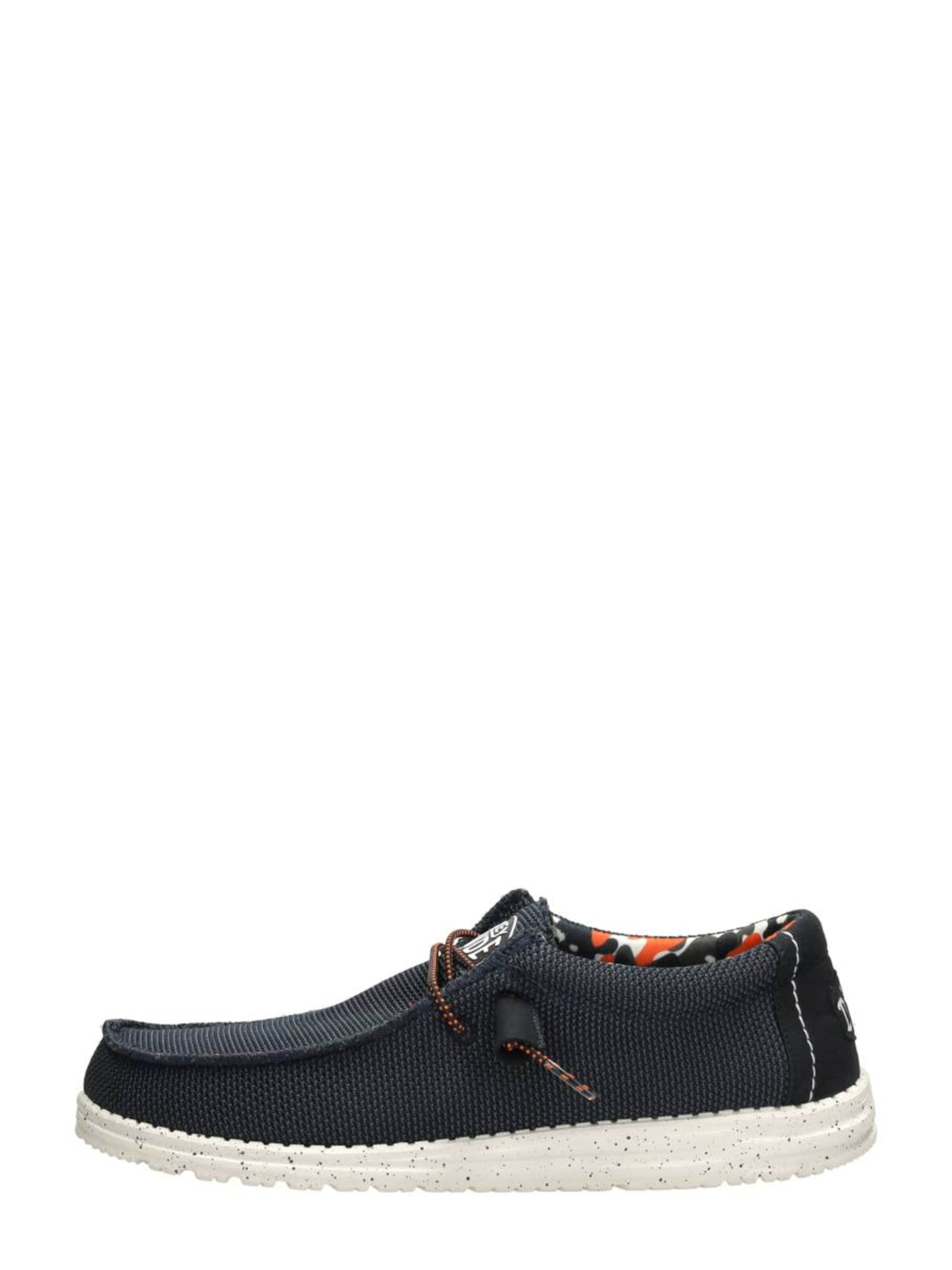 HEY DUDE Classic Flats 'Wally Sox' in Blue: front