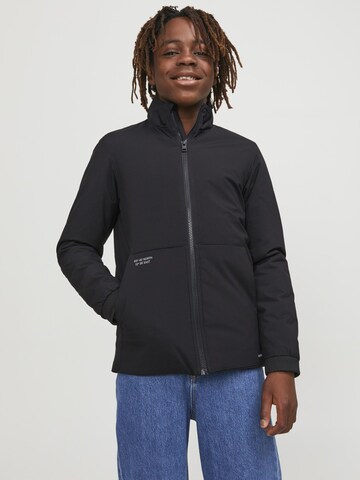 Veste fonctionnelle Jack & Jones Junior en noir : devant