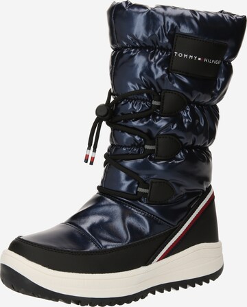 TOMMY HILFIGER - Botas de nieve en azul: frente