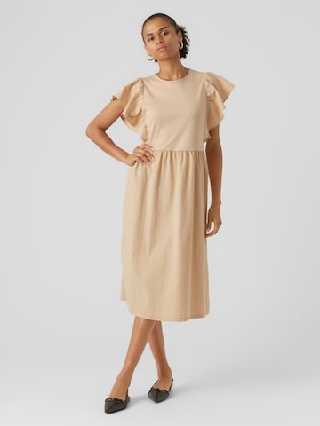 VERO MODA Kleid 'GILA' in Beige: predná strana