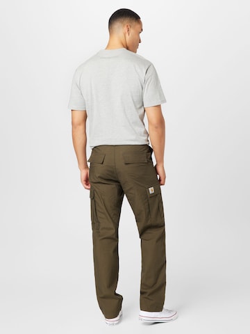 Carhartt WIP tavaline Klapptaskutega püksid, värv roheline
