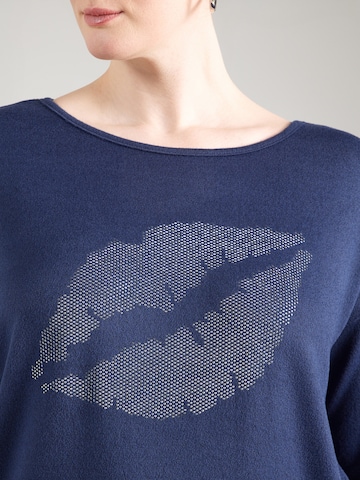 ONLY Carmakoma T-shirt 'CARMALBA' i blå