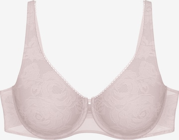 TRIUMPH Pienentävät Pienentävät rintaliivit 'Wild Rose Sensation' värissä vaaleanpunainen: etupuoli