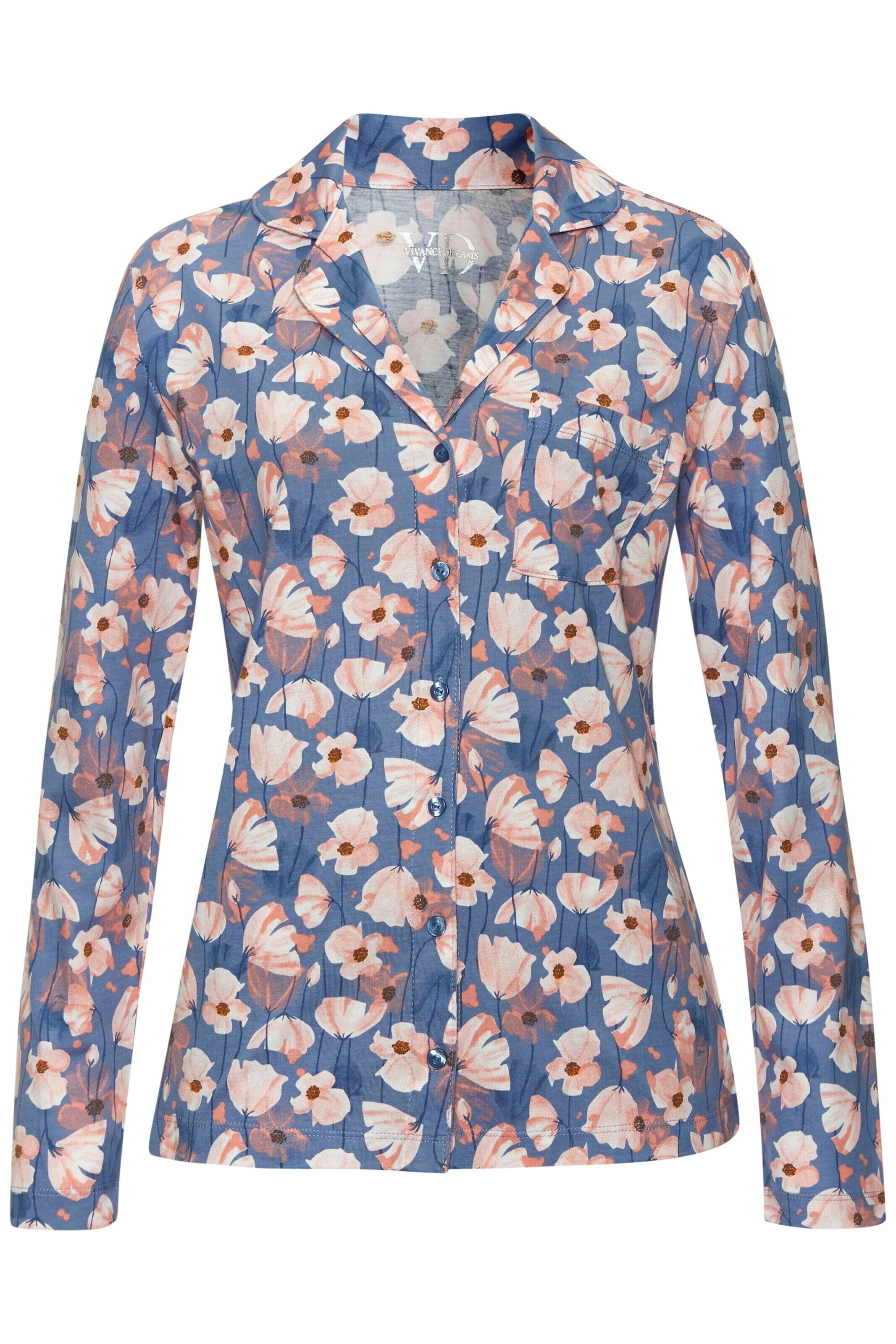 VIVANCE Pajama 'Dreams' in Blue