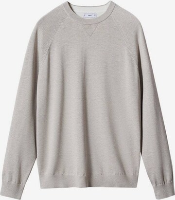 MANGO MAN Sweater 'Ten' in Grey: front