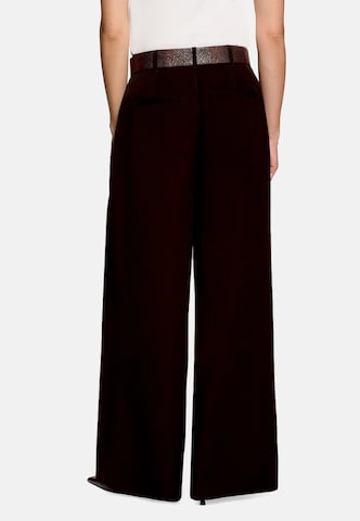 Loosefit Pantaloni di zero in marrone