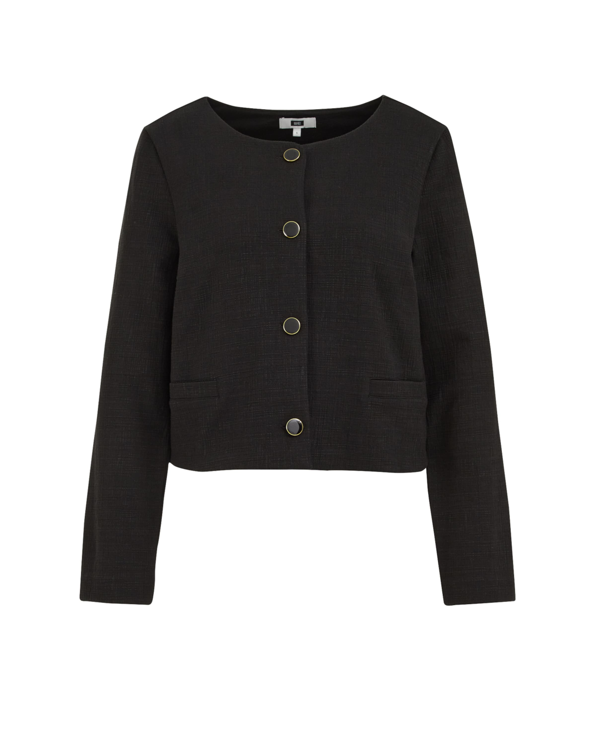 Giacchetta di WE Fashion in nero: frontale