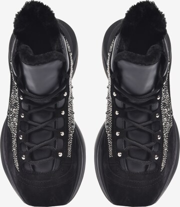 Baldinini High-Top Sneakers in Black