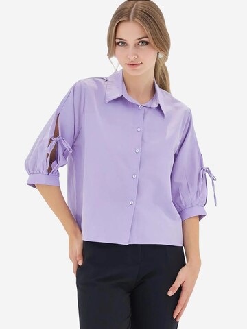 Camicia da donna di Bigdart in lilla: frontale