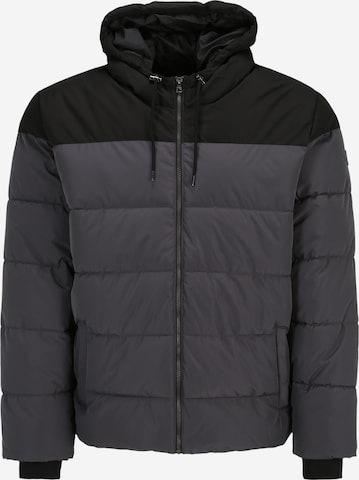 Only & Sons Big & Tall Winter Jacket 'MELVIN' in Black: front