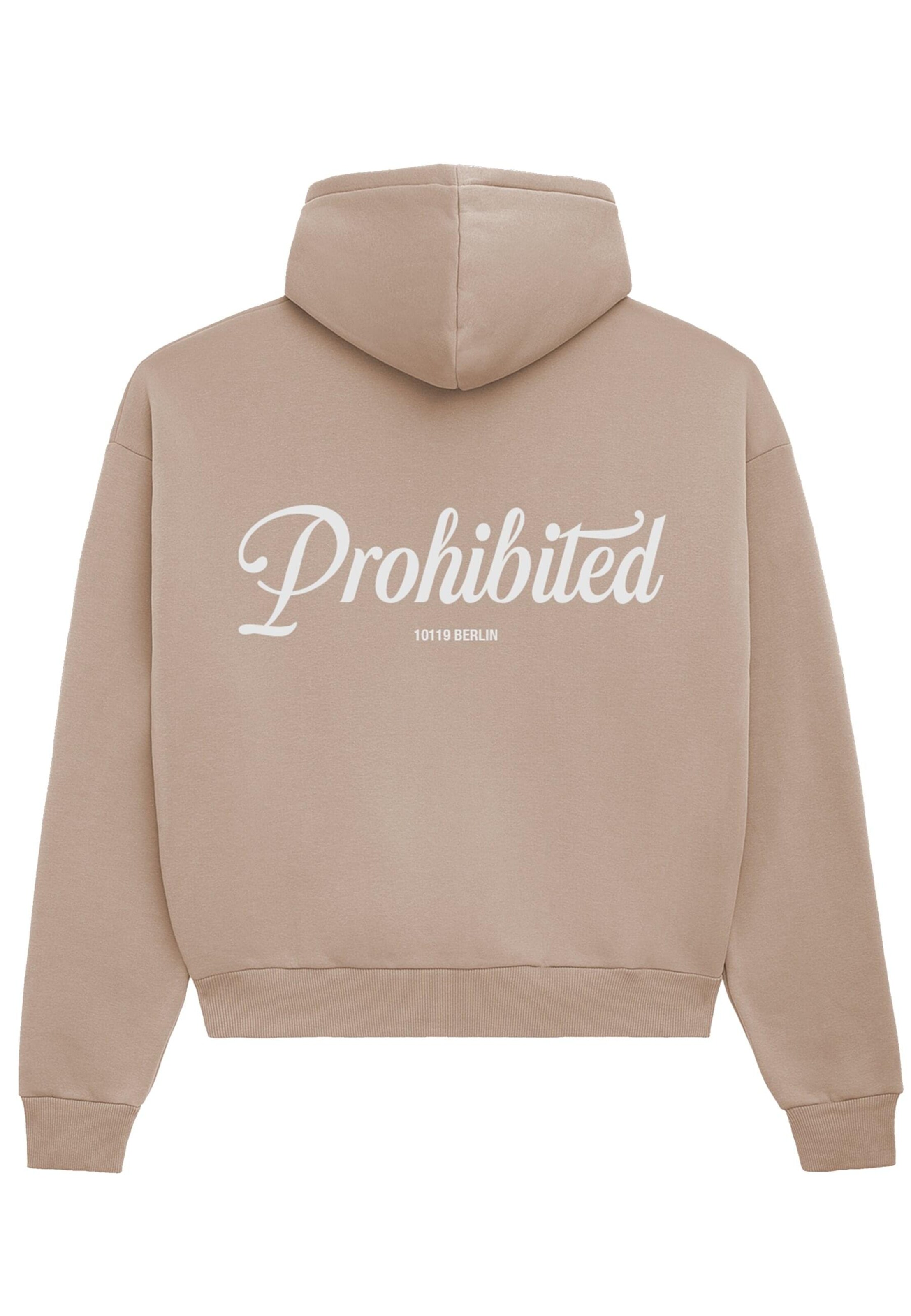 Prohibited Μπλούζα φούτερ σε μπεζ