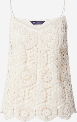 Marks & Spencer Knitted top in Beige: front