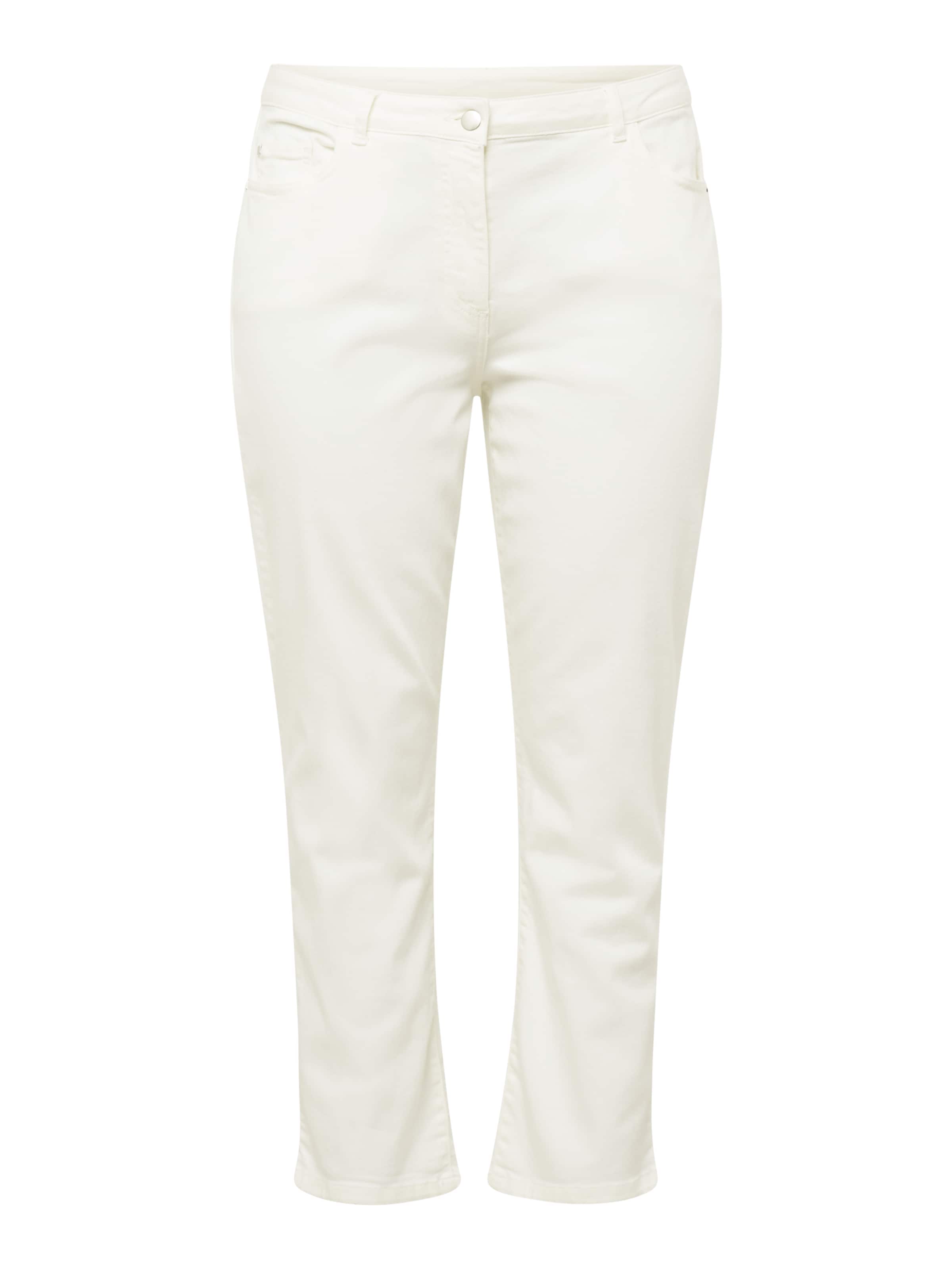 Persona by Marina Rinaldi regular Παντελόνι 'RAISSA' σε λευκό: μπροστά