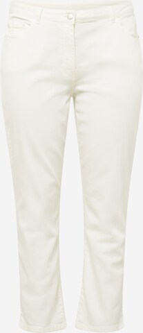 Persona by Marina Rinaldi Regular Trousers 'RAISSA' in White: front