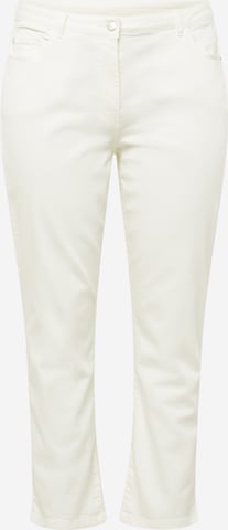 Persona by Marina Rinaldi Regular Pants 'RAISSA' in White: front