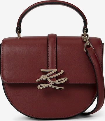 Karl Lagerfeld - Mala de ombro em vermelho: frente