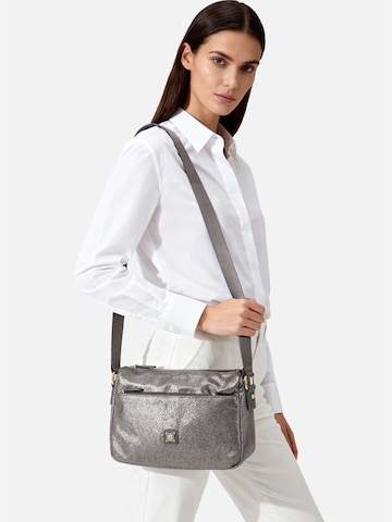 Borsa a tracolla 'Tapiro 24' di Laura Biagiotti in grigio: frontale