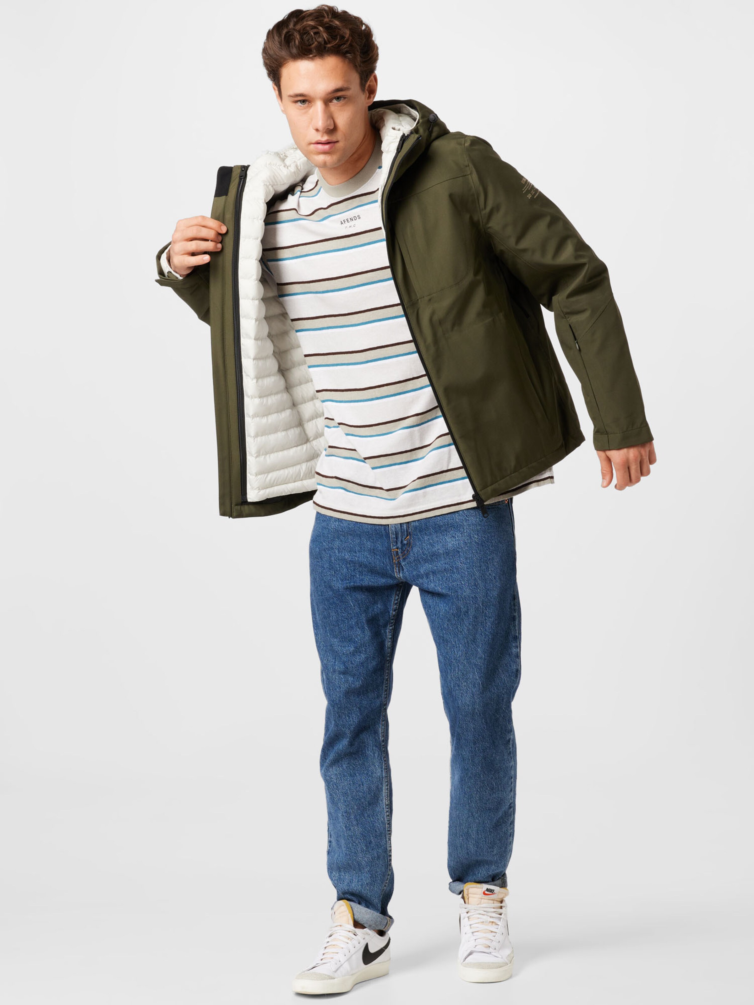 Männer Jacken ECOALF Jacke 'KATMAN' in Khaki - NL08571 Männer Jacken ECOALF Jacke 'KATMAN' in Khaki - NL08571