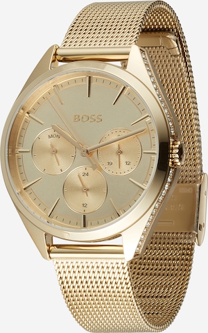 BOSS Black Analog watch 'SAYA' in Gold: front