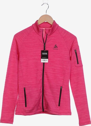 ODLO Sweatshirt & Zip-Up Hoodie in S in Pink: front