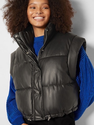 Bershka Bodywarmer in Zwart