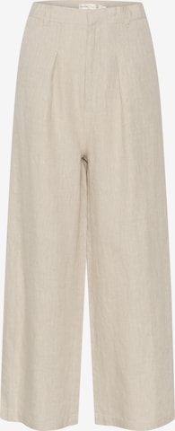 Wide Leg Pantalon à pince 'Peg' InWear en beige : devant