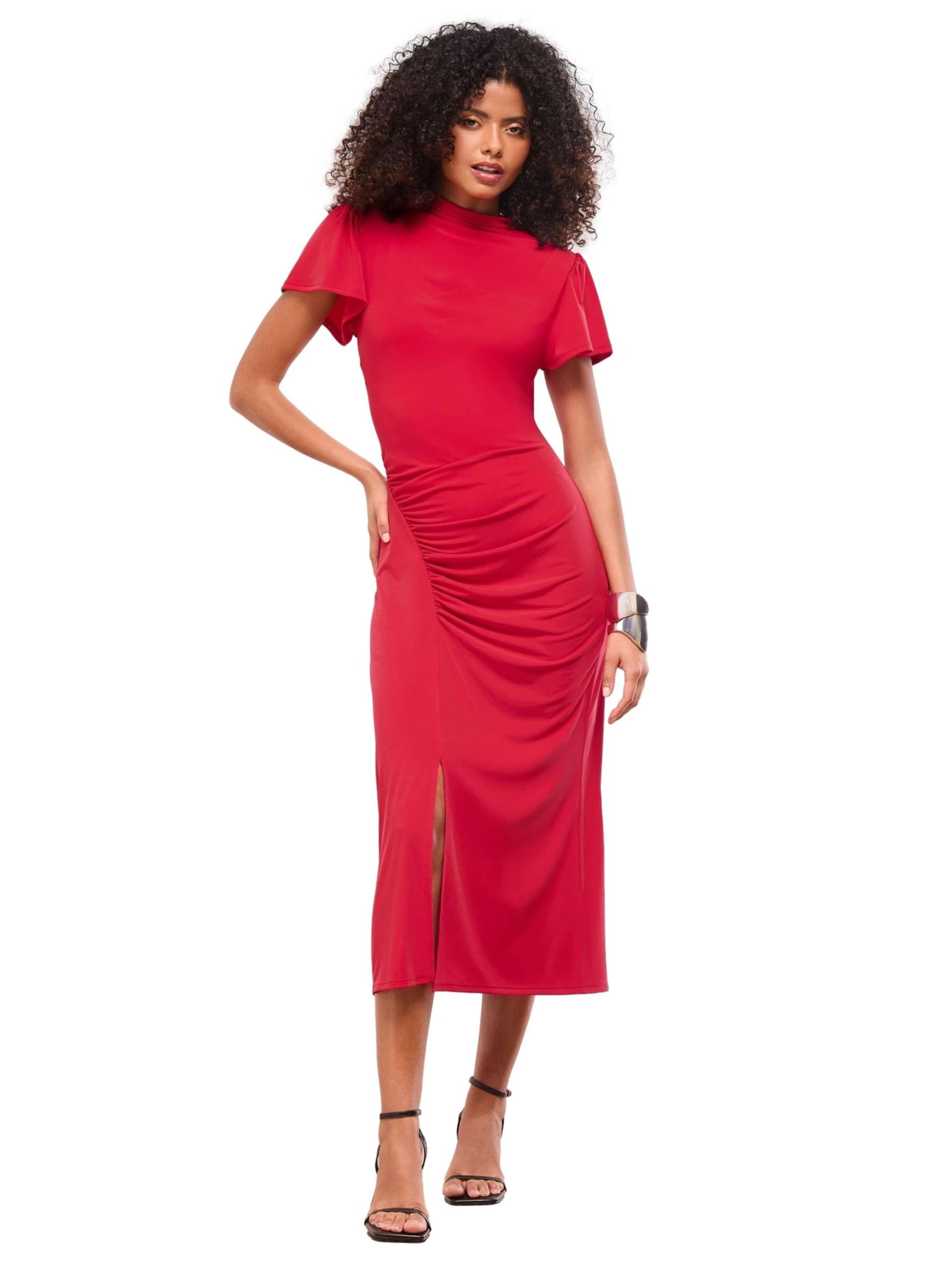 Lipsy Šaty – červená: přední strana