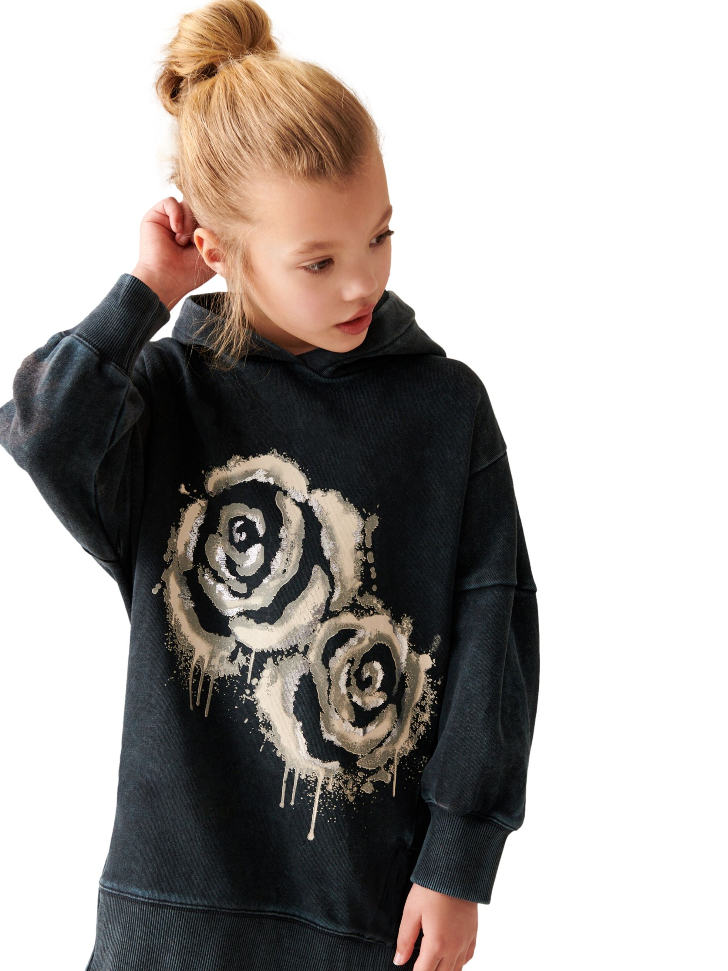 Next Mikina – černá: přední strana