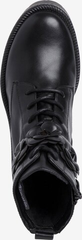 TAMARIS Lace-up bootie in Black