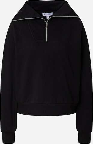 EDITED Sweatshirt 'Fionn' i svart: framsida