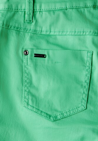 STREET ONE Slimfit Hose in Grün
