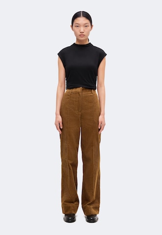 évasé Pantalon 'Emmy' Barbour en marron