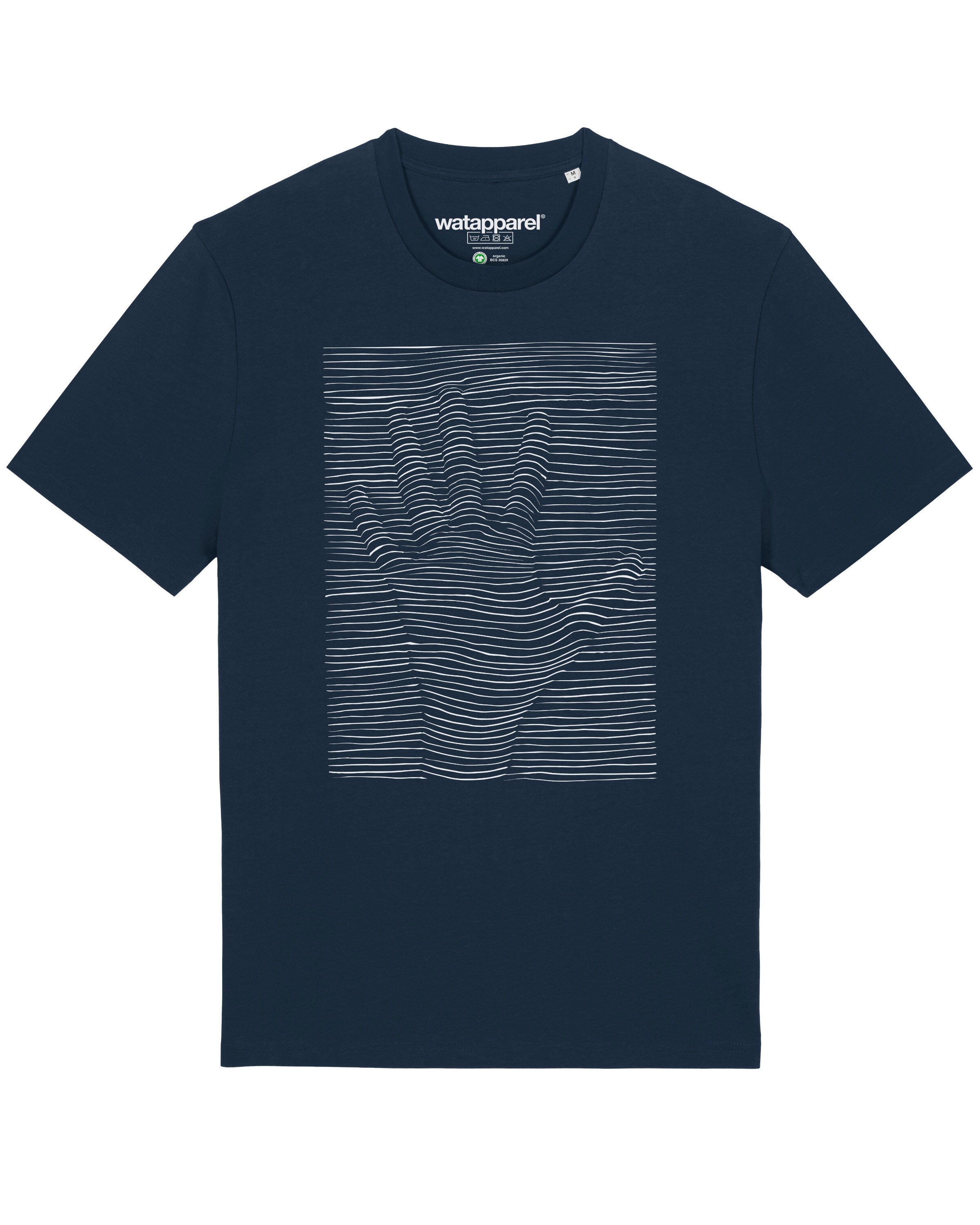 Maglietta di Watapparel in blu: frontale