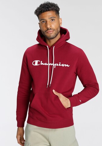 Champion Authentic Athletic Apparel Sweatshirt in Red: front