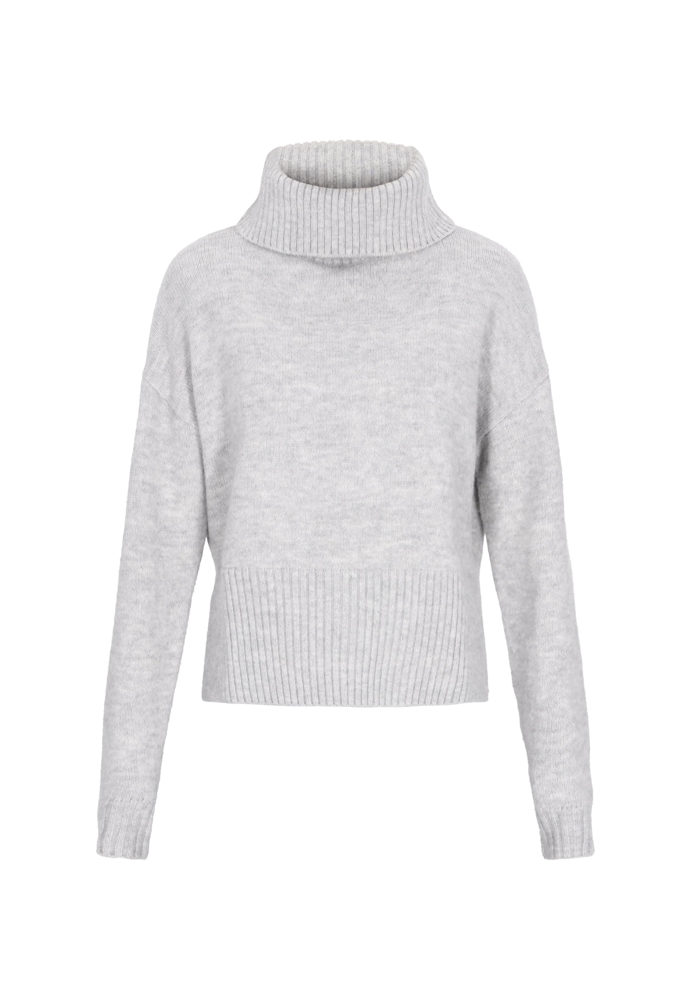 myMo ROCKS Pullover in hellgrau, Produktansicht