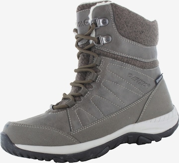 HI-TEC Halbschuh 'Wanderstiefel Riva Mid WP in oliv' in Grün: Vorderseite