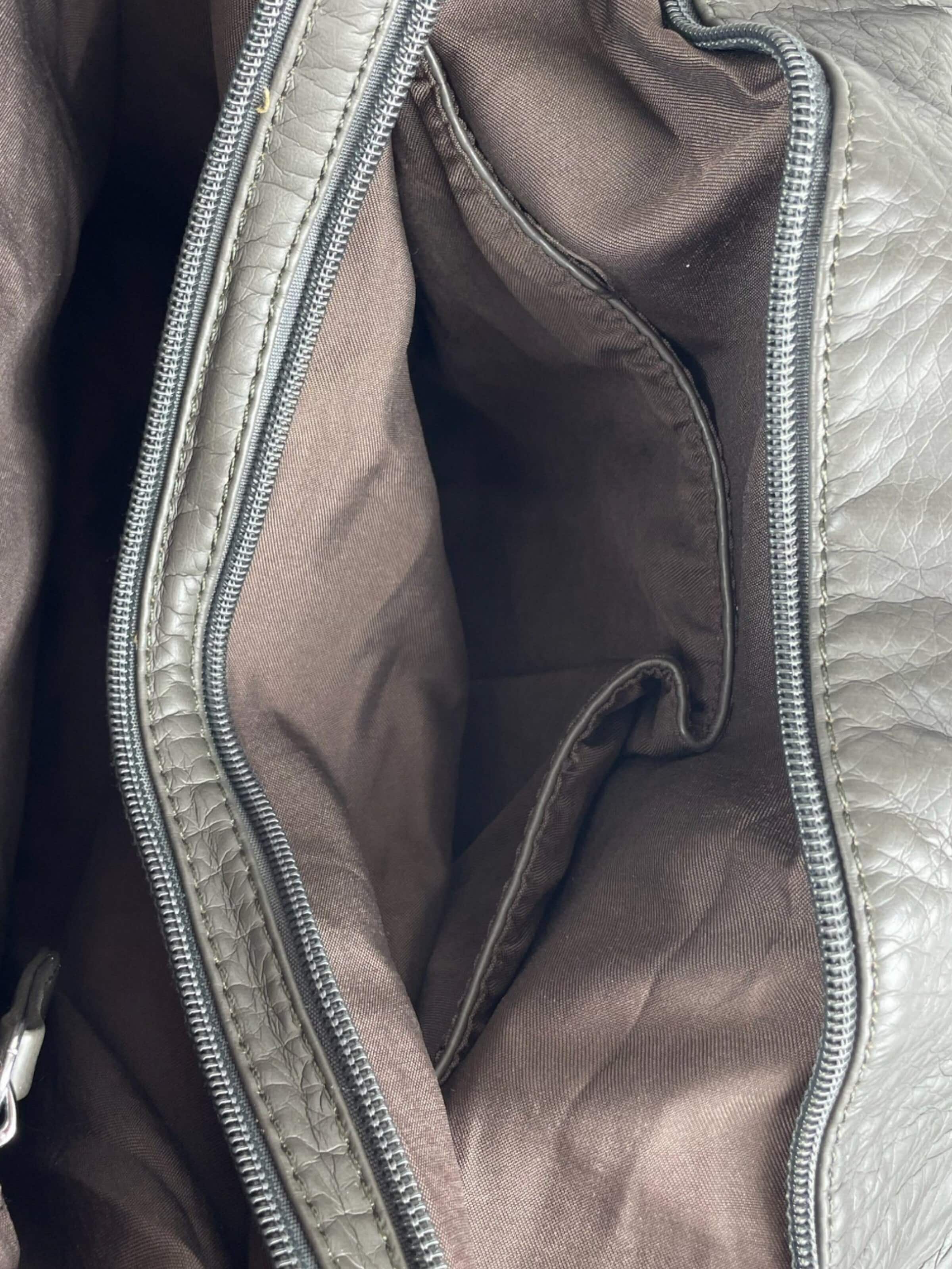 Borsa a mano di Kumixi in grigio